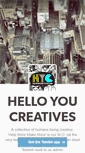 Mobile Screenshot of helloyoucreatives.com